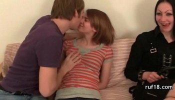 small boy whith wife