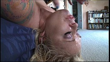 cassie messy spit gag