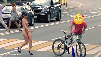 butt naked in public